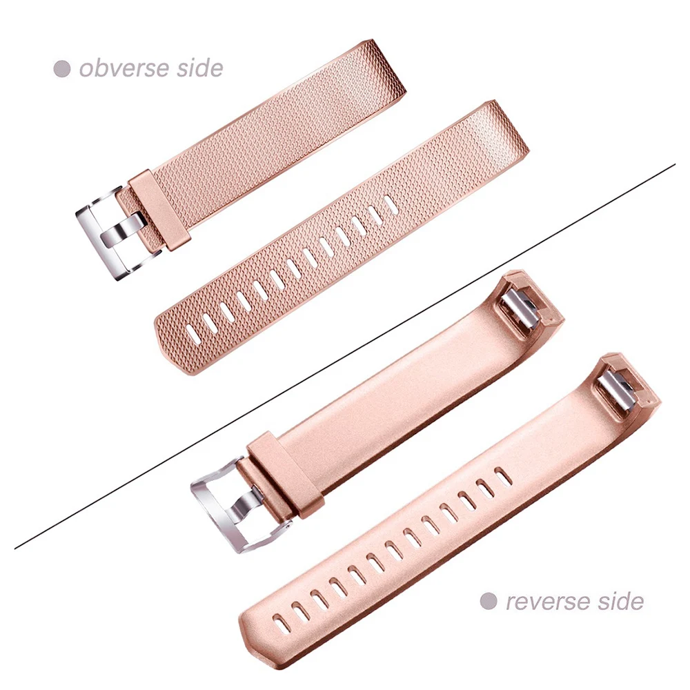 Baaletc браслет для умных часов Ремешки для Smartwatch Charge 2 Rose Rold/серебряный ремешок для Fitbit Charge2 Smartwatch Браслеты Аксессуары