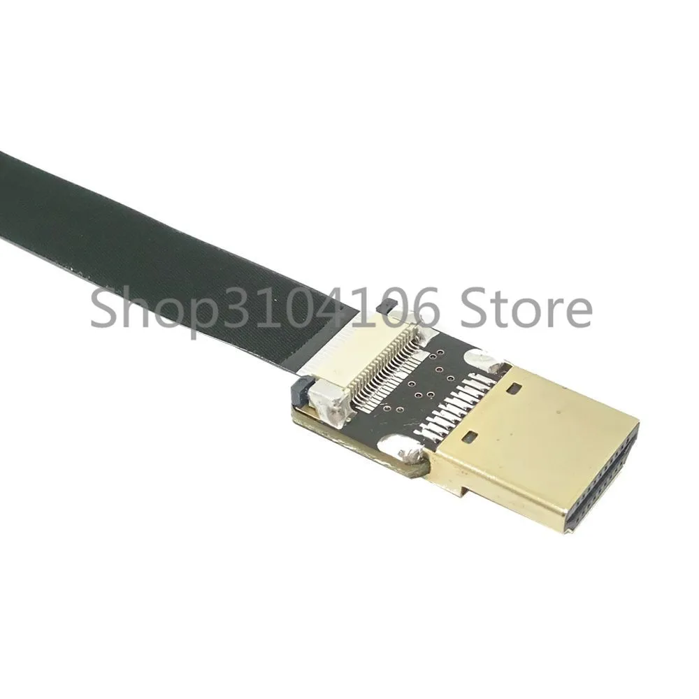 FPV FPC плоский кабель 0,5 мм Шаг 20Pin для HDMI HDTV FPV Мультикоптер аэрофотосъемка 5 10 20 30 50 80 100 см