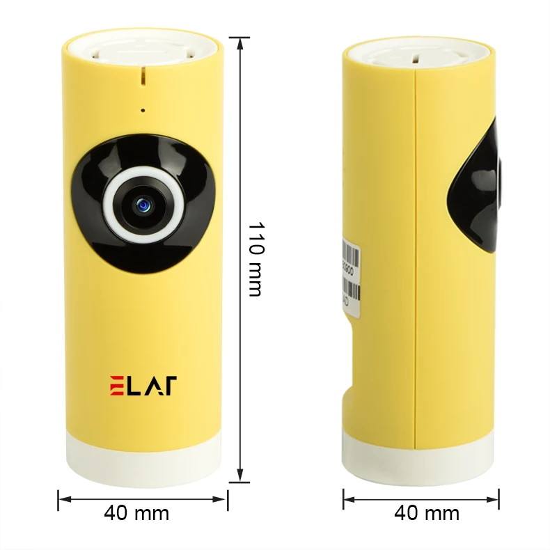 ELAF 720P HD ip камера 180 градусов Рыбий глаз ИК видеонаблюдения беспроводная