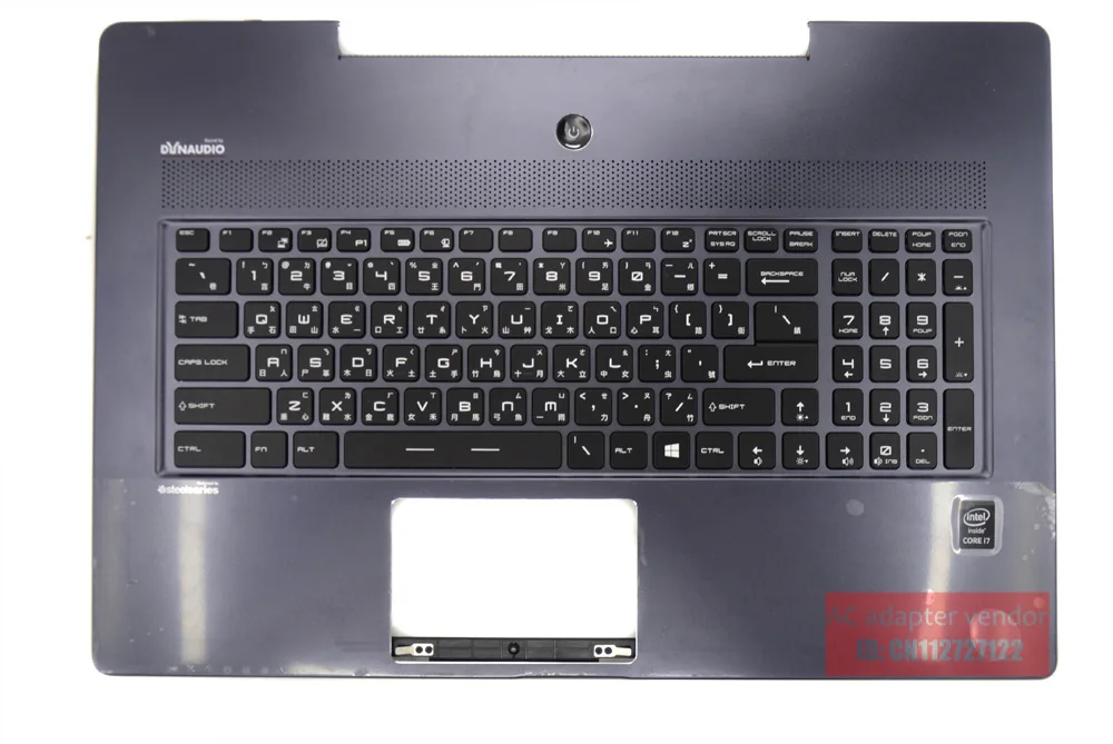 CH китайский для MSI GS70 клавиатура с подсветкой C оболочка Упор для рук