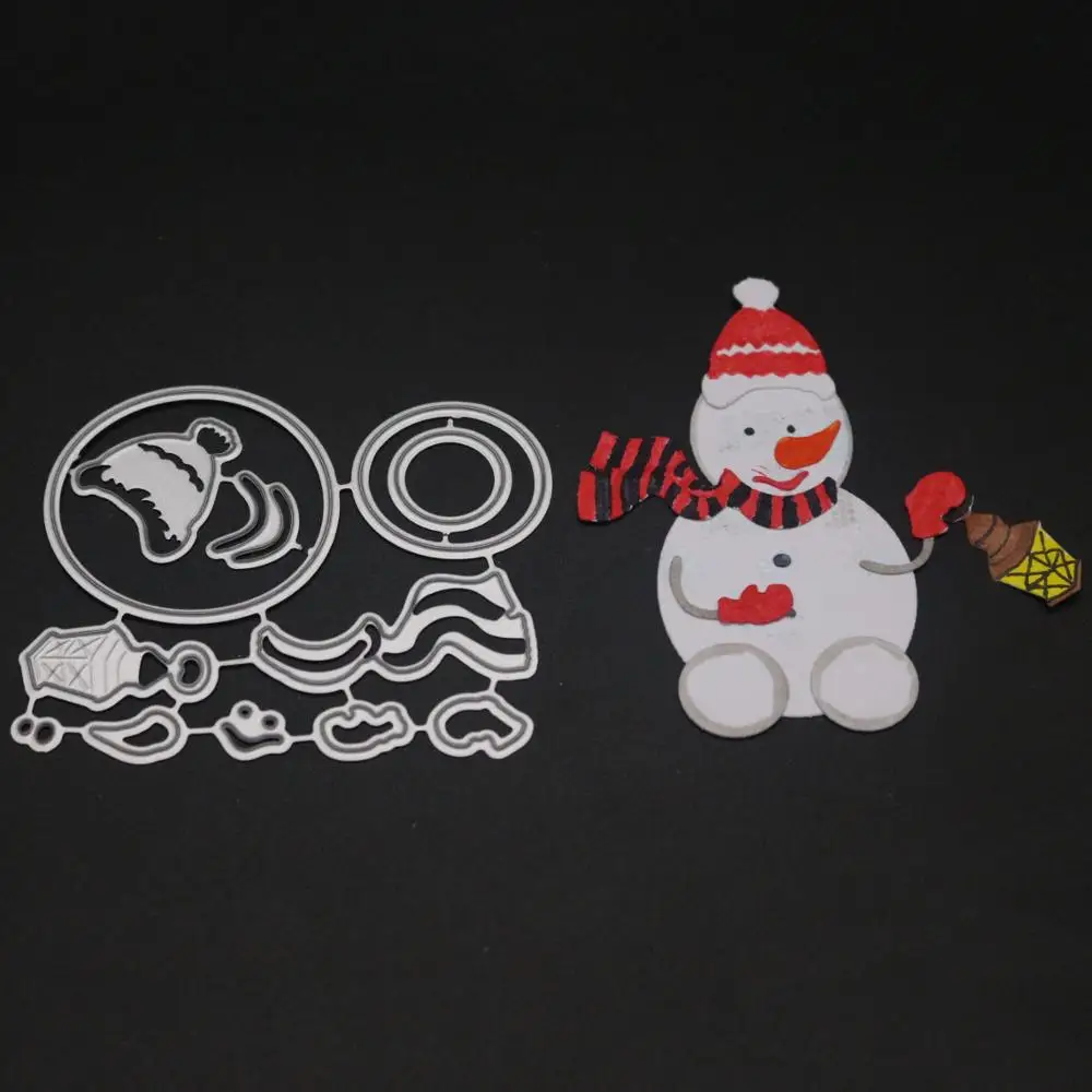 

AZSG Snowman Cutting Dies For DIY Scrapbooking Dies Decoretive Embossing DIY Decoative Cards Die Cutter