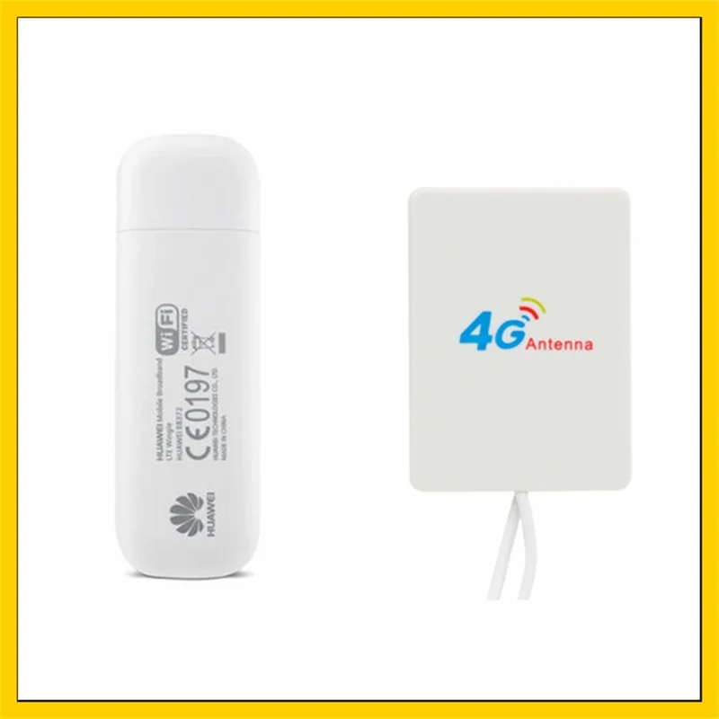 E8372 E8372h-153 150 Мбит/с 4G LTE Wifi модем+ 28DBI 4G усилитель Сигнала Антенна двойной разъем TS9