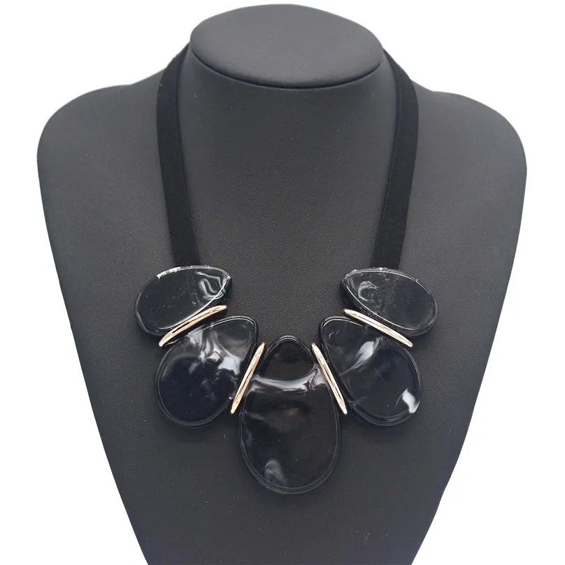 Модное ожерелье чокер ADOLPH в богемном стиле с геометрическим камнем для женщин