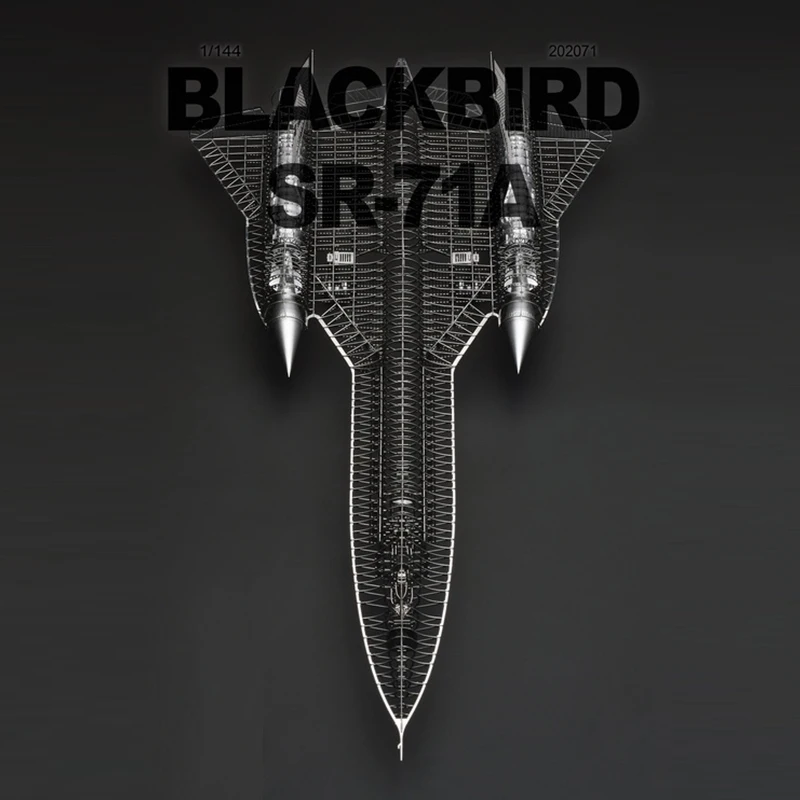 1144 SR-71A Дрозд Самолета полностью Структура скелет DIY иных металлических