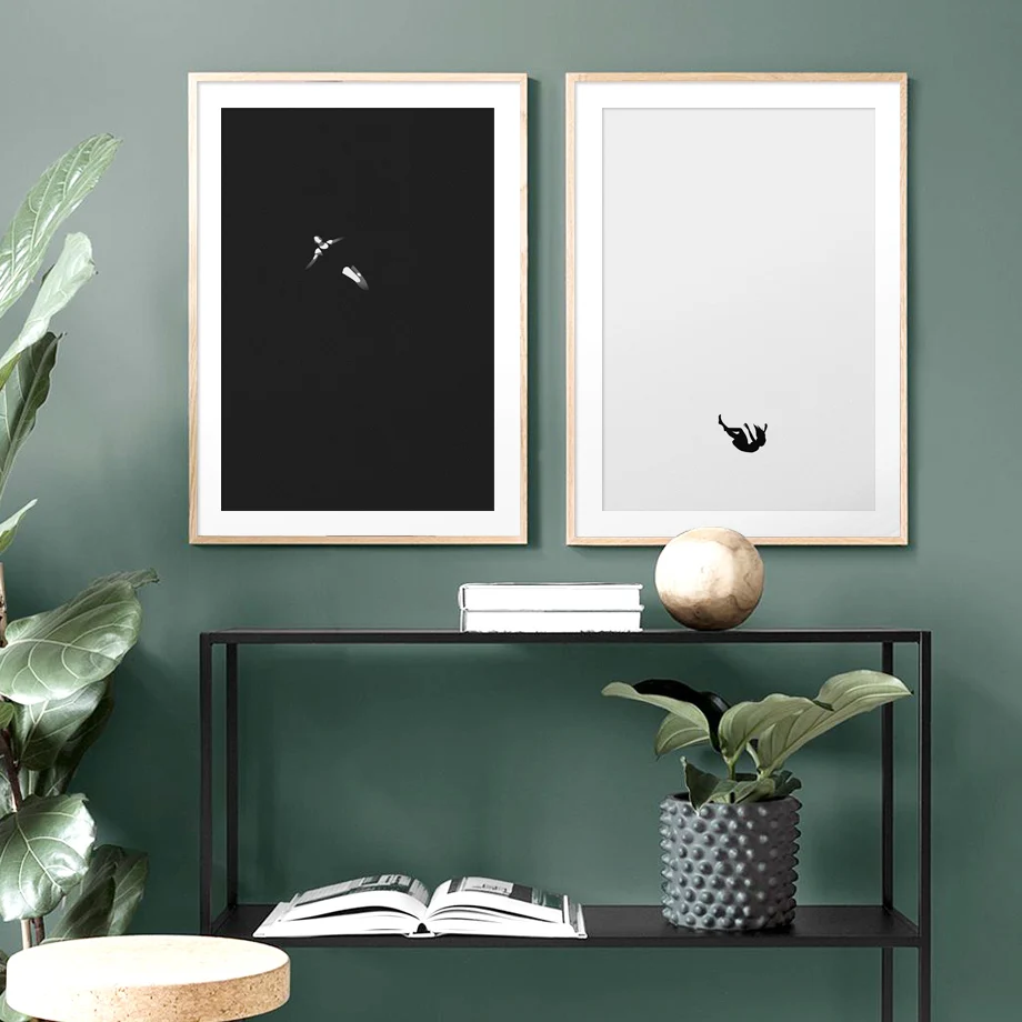 Настенная Картина на холсте абстрактная девушка в одиночку медитация