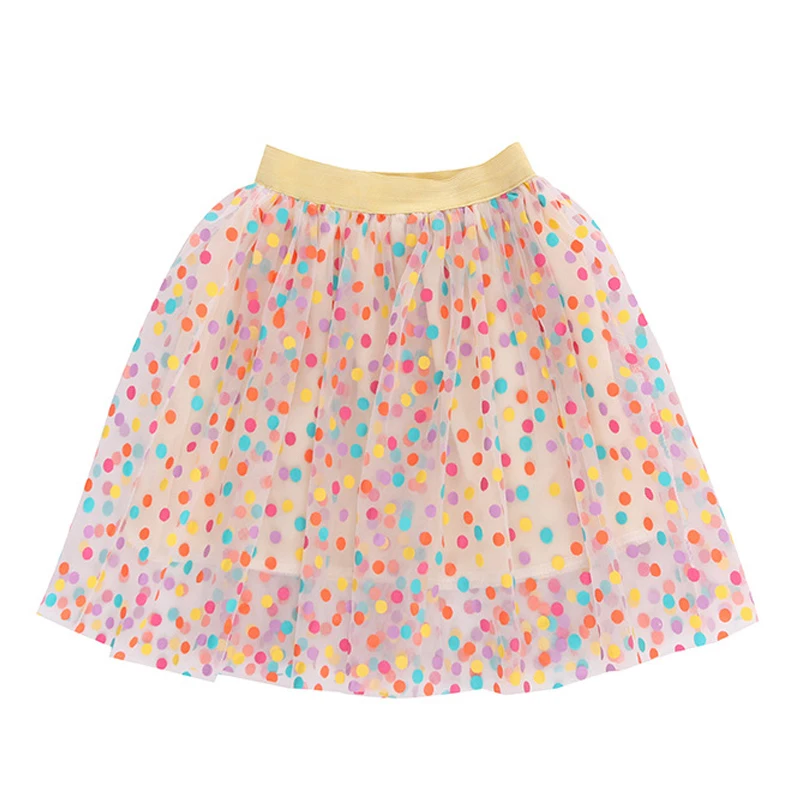 Длинные юбки карамельных цветов для девочек 2 - 8 лет танцевальная одежда