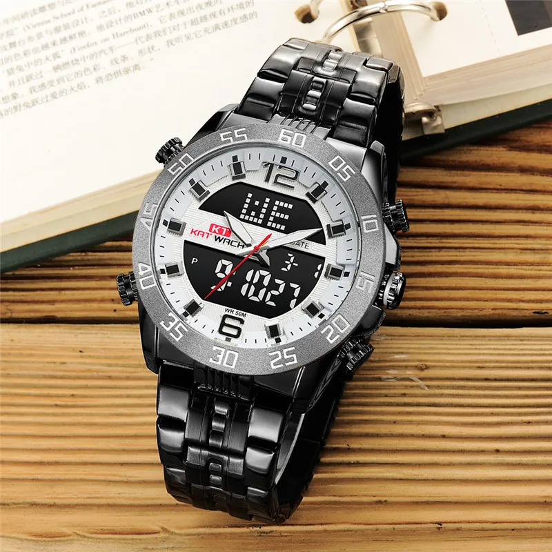 

Mens Quartz Analog Watch Luxury Fashion Sport Wristwatch Waterproof Stainless Male Watches Clock Relogio Masculino Whatches Man