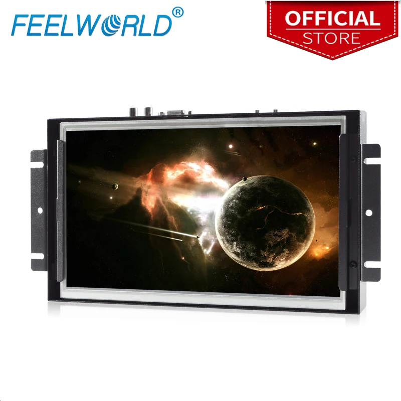 Сенсорный экран Feelworld P101 9AHT 10 1 дюйма монитор 1024x600 IPS с открытой рамкой ЖК