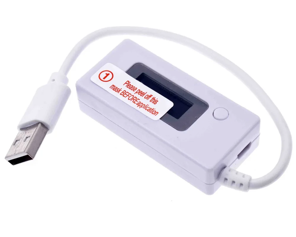 USB детектор с ЖК дисплеем вольтметр амперметр для мобильного зарядного
