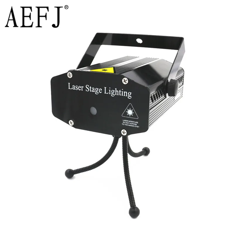 Мини Портативный multi светодиодный лампы Все страт музыка Лазерная сцены