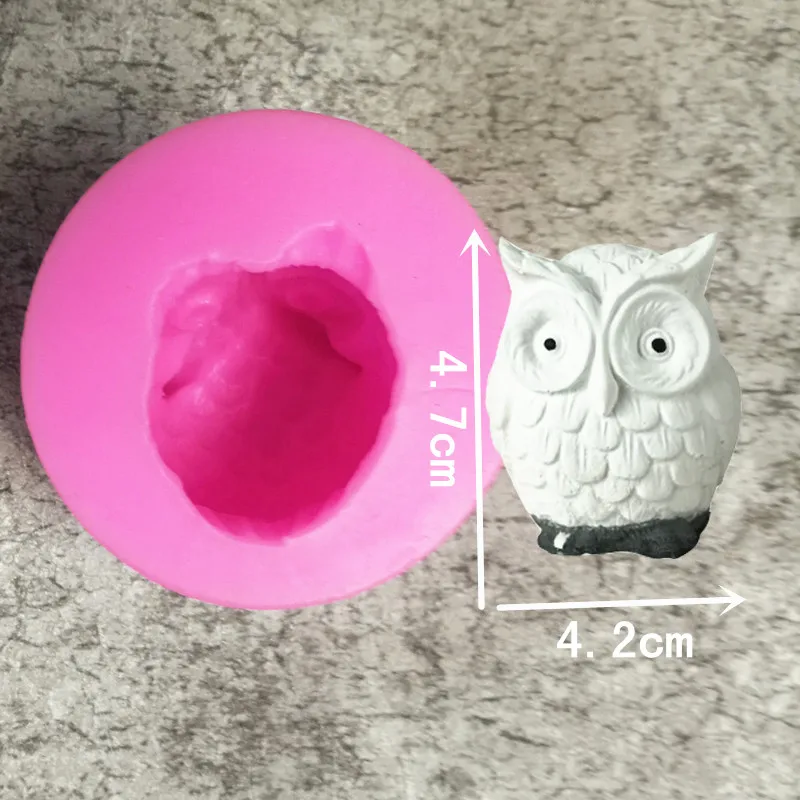 1424TILLWELL маленькая форма Совы руки 3D силиконовая для торта Мультяшные Инструменты