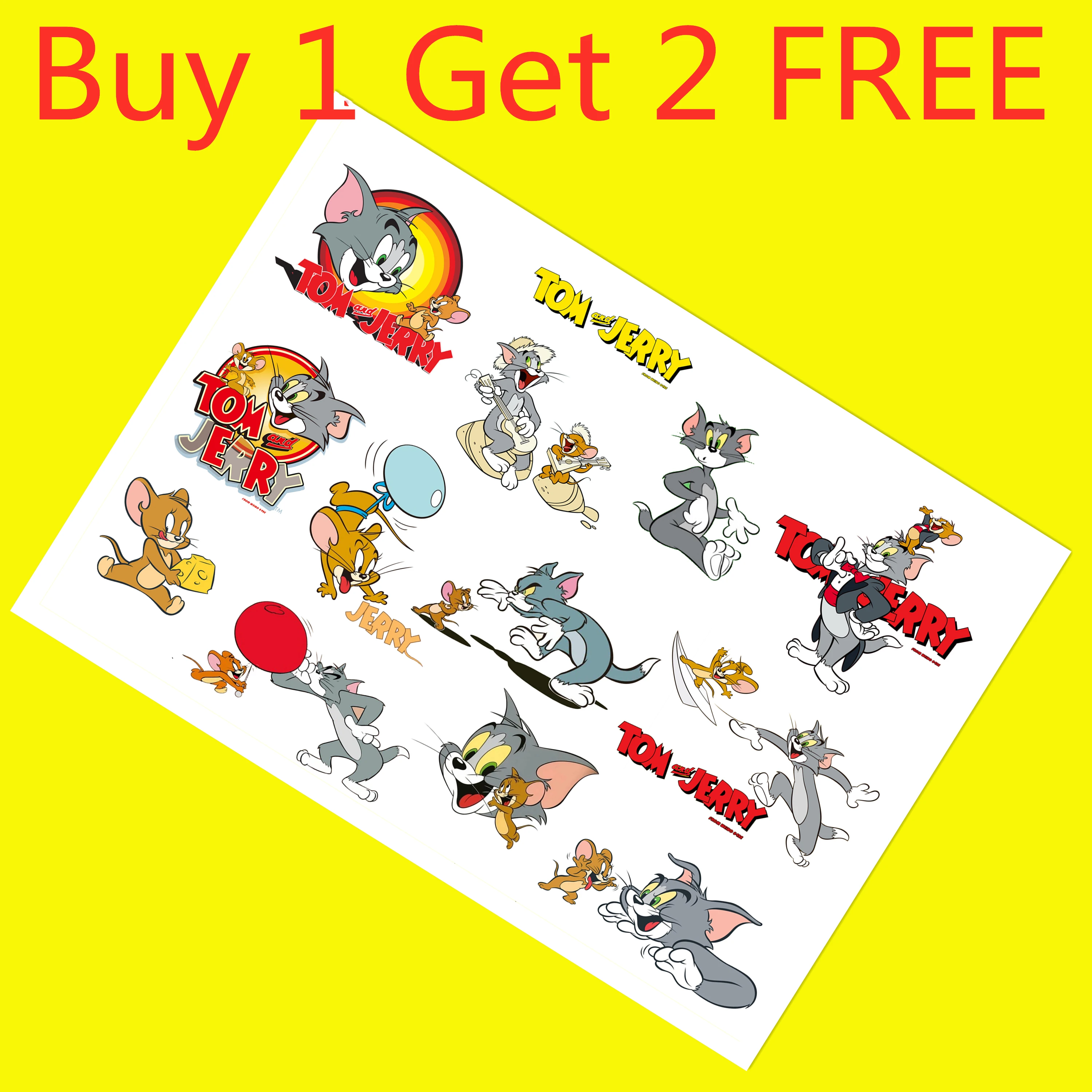 Uncut A5 том Кот Джерри наклейки без резки украшения DIY Ablum дневник в стиле Скрапбукинг подарок для детей