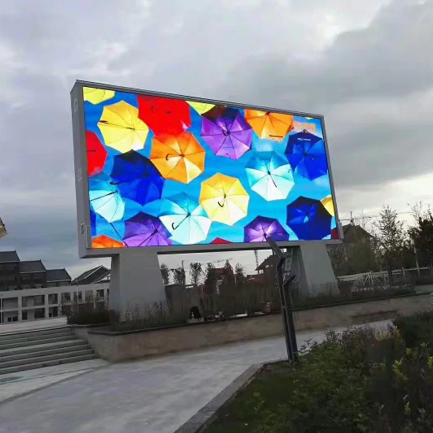 

Pantalla al aire libre led personalizada 960 * 960 mm p10 pantalla led