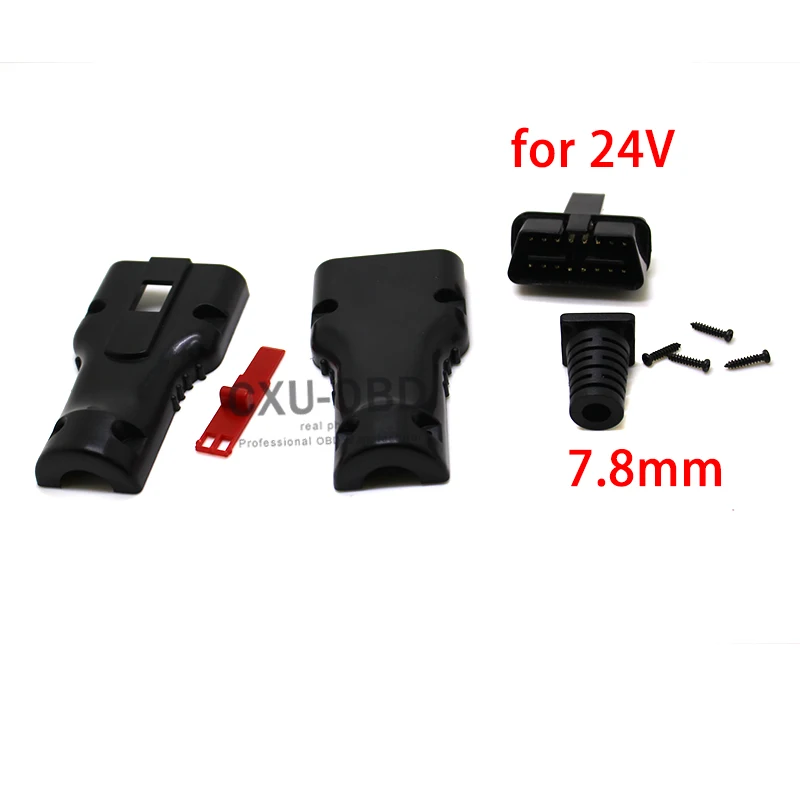 Бесплатная доставка 16Pin OBD2 разъем J1962m 24v A + Качество|obd2 connector|16pin obd2connector obd2 |