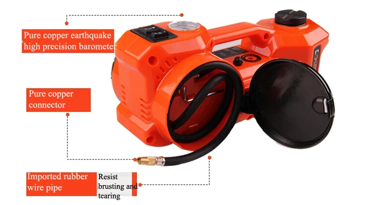 Бесплатная доставка Электрический гидравлический домкрат с 2 функциями и насос