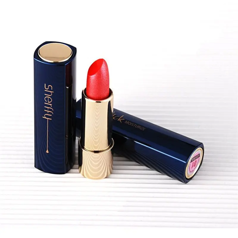 Блестящая помада MINCH стойкая блестящая фиолетовая красная водостойкая для