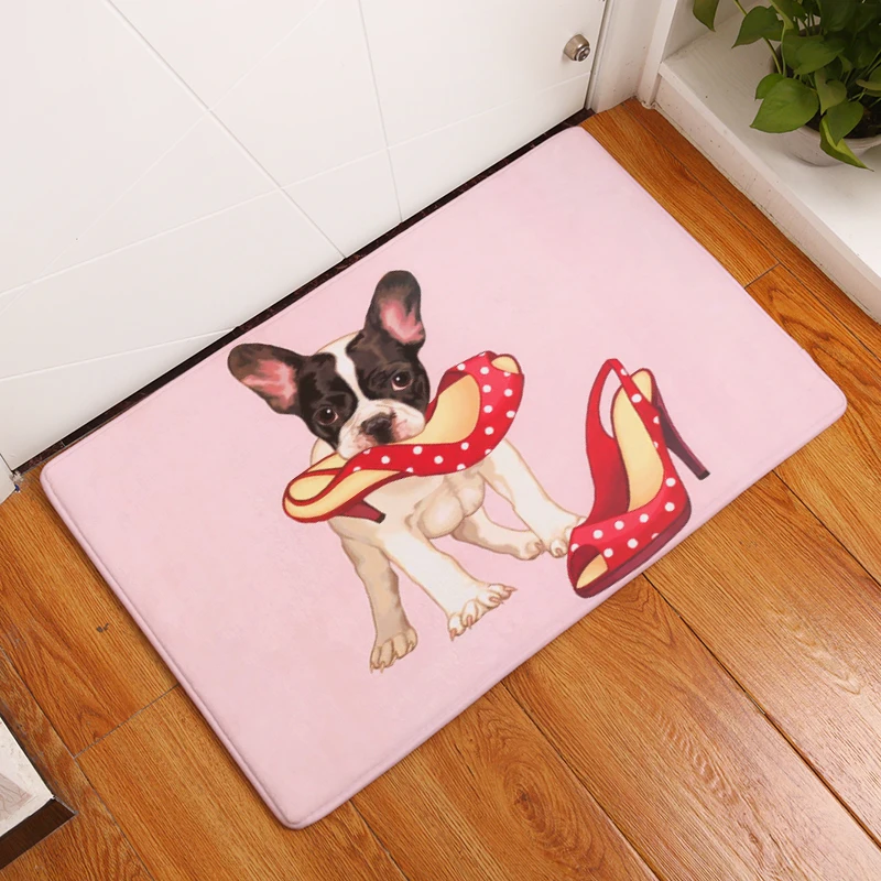 2017 мультяшный стиль коврики с изображением кошек нескользящий напольный коврик