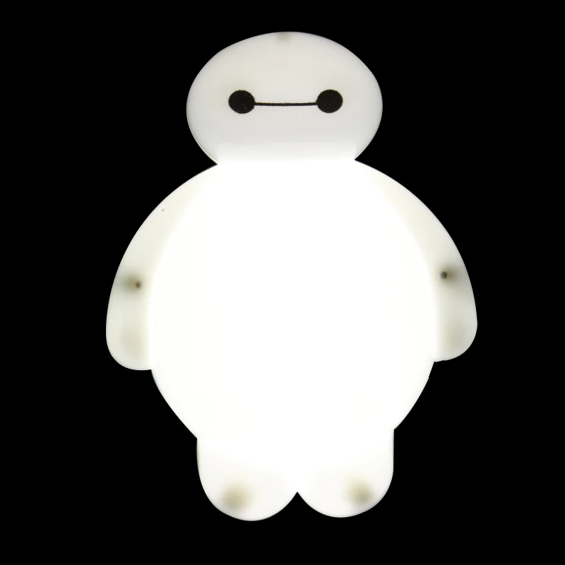 50 шт./лот ночная лампа Big Hero Baymax для спальни ночник сна ЕС/США энергосберегающая 1 5