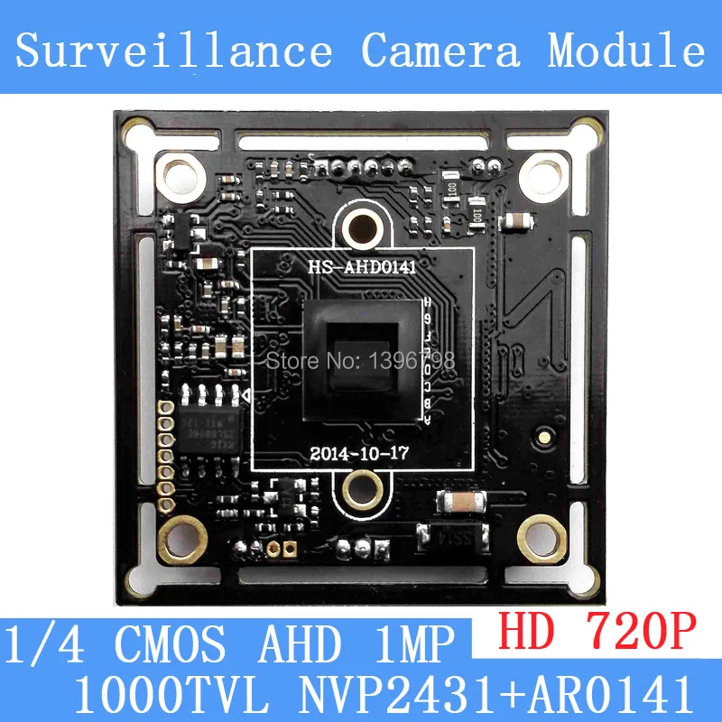 PUɺimetis 720P AHD 1000TVL1Megapixel модуль камеры камера видеонаблюдения pcb 1/4 &quotAR0141 CMOS + NVP2431H