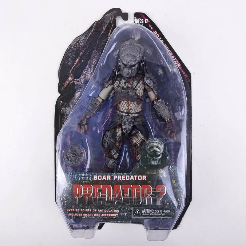 Экшн-фигурка NECA Predator 2 SHAMAN PREDATOR/Кабан PREDATOR / CITY HUNTER ПВХ Коллекционная модель
