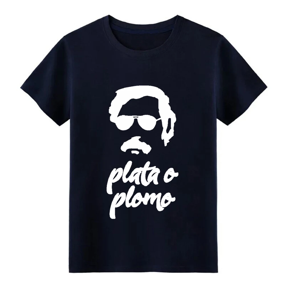Pablo escobar plata o plomo футболка для мужчин дизайнерская S XXXL Мужская крутая на