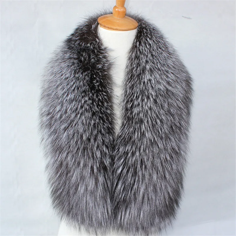 JKP*2018 new 100% genuine fox fur shawl imported scarf collar original color wool super | Аксессуары для одежды