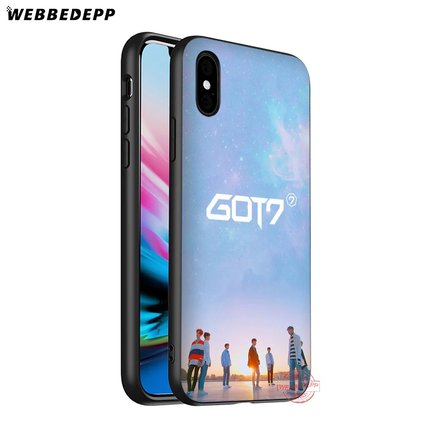 WEBBEDEPP GOT7 Jackson мягкий силиконовый чехол для iPhone 8 7 6S 6 Plus 11 Pro XS Max XR X 5 5S SE задняя