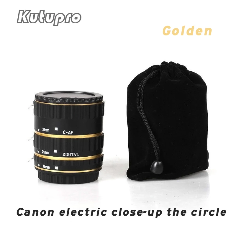 Кутупро Авто фокус Макро Удлинитель Набор 12 20 36 мм переходное кольцо для canon 60D 70D 5D
