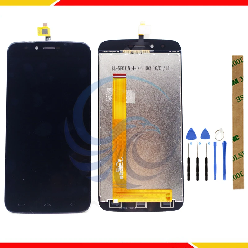 Протестированный ЖК-экран для HOMTOM HT50 ЖК-дисплей с сенсорным экраном в сборе