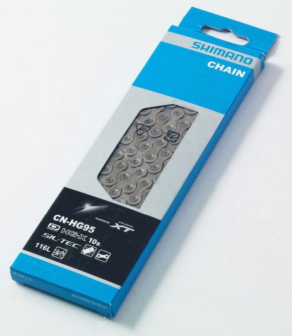 Shimano Deore XT HG95 велосипед mtb 10 скоростей цепи 112 звеньев подходит XTR XT ST SLX Deore