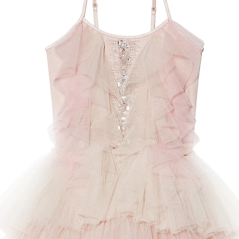 Рождественское платье для детей ясельного возраста розовое вечернее