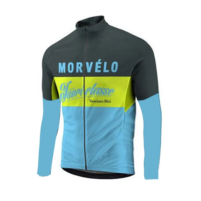 2018 весна/осень Morvelo классический Велоспорт Джерси для мужчин дорога велосипедная