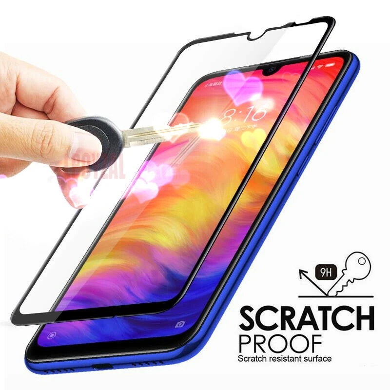 3D защита экрана из закаленного стекла для Xiaomi Redmi Note 7 5 6 9H Защитное стекло 6A Pro Plus 5A
