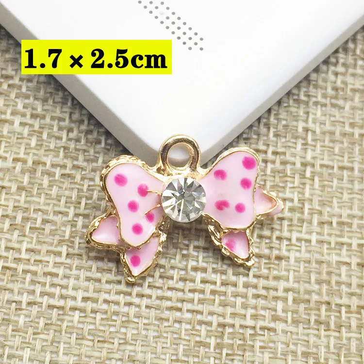 FYN190 FY Personalized Jewelry Zinc Alloy Delicate Beautiful Colorful Bowknot Pendant Necklace With Chain for Women |