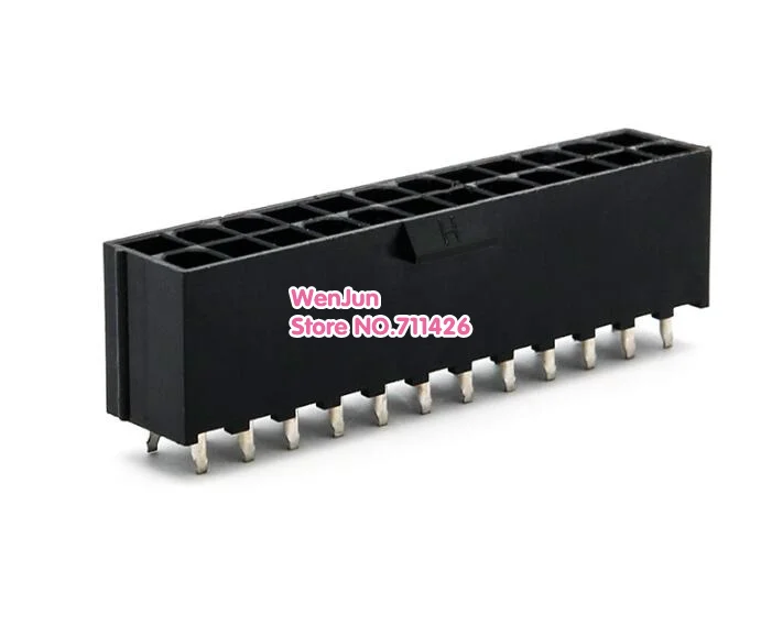 Женская материнская плата Φ 24pin розетка питания ATX 24 pin p горячая Распродажа 2*12pin|sata