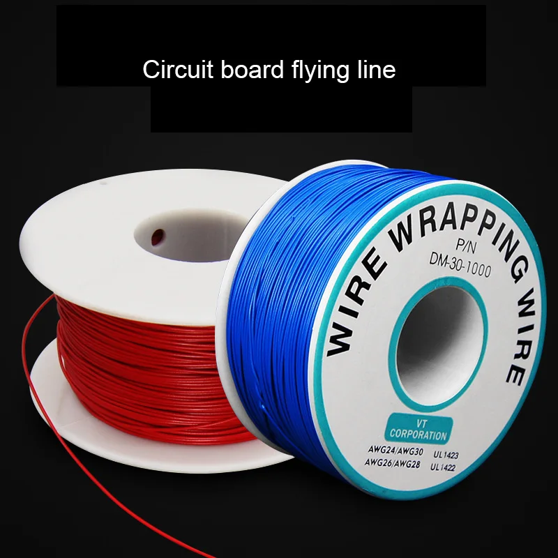 30AWG PCB Летающий Джемпер провода OK линии для печатной платы электронный сварочный инструмент с одной медь проводник