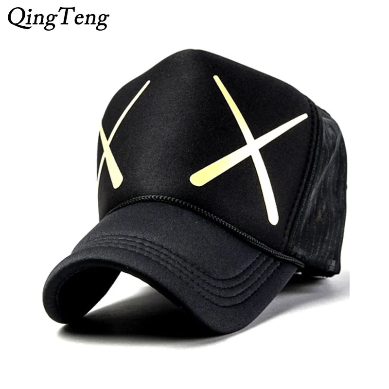 

Trucker Hats Cool Spring And Summer Men And Women XX Pattern Breathable Mesh Cap Truck Cap Cartoon Casual Snapback Caps 5 Panels