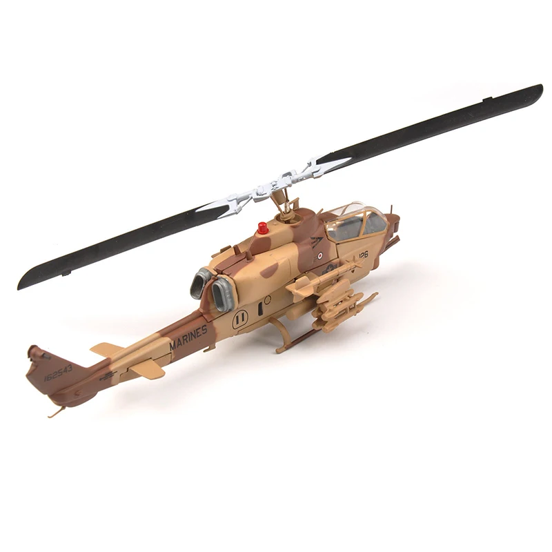 

1:72 marines AH-1W super cobra armed helicopter aircraft airplane model IXO collectable helicopter collection toy model
