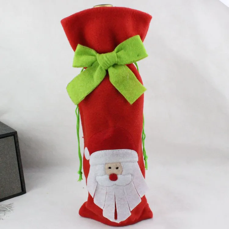 Украшения Одежда Со Шляпами Новый Милый Красный Бутылки Вина Лук Орнамент Ужин