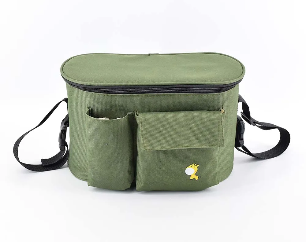 Dark Green Deer Детская подвесная корзина, сумка для коляски, дорожная сумка для подгузников, сумка для хранения подгузников, сумка для кормления, аксессуары для коляски - Цвет: Dark Green Deer