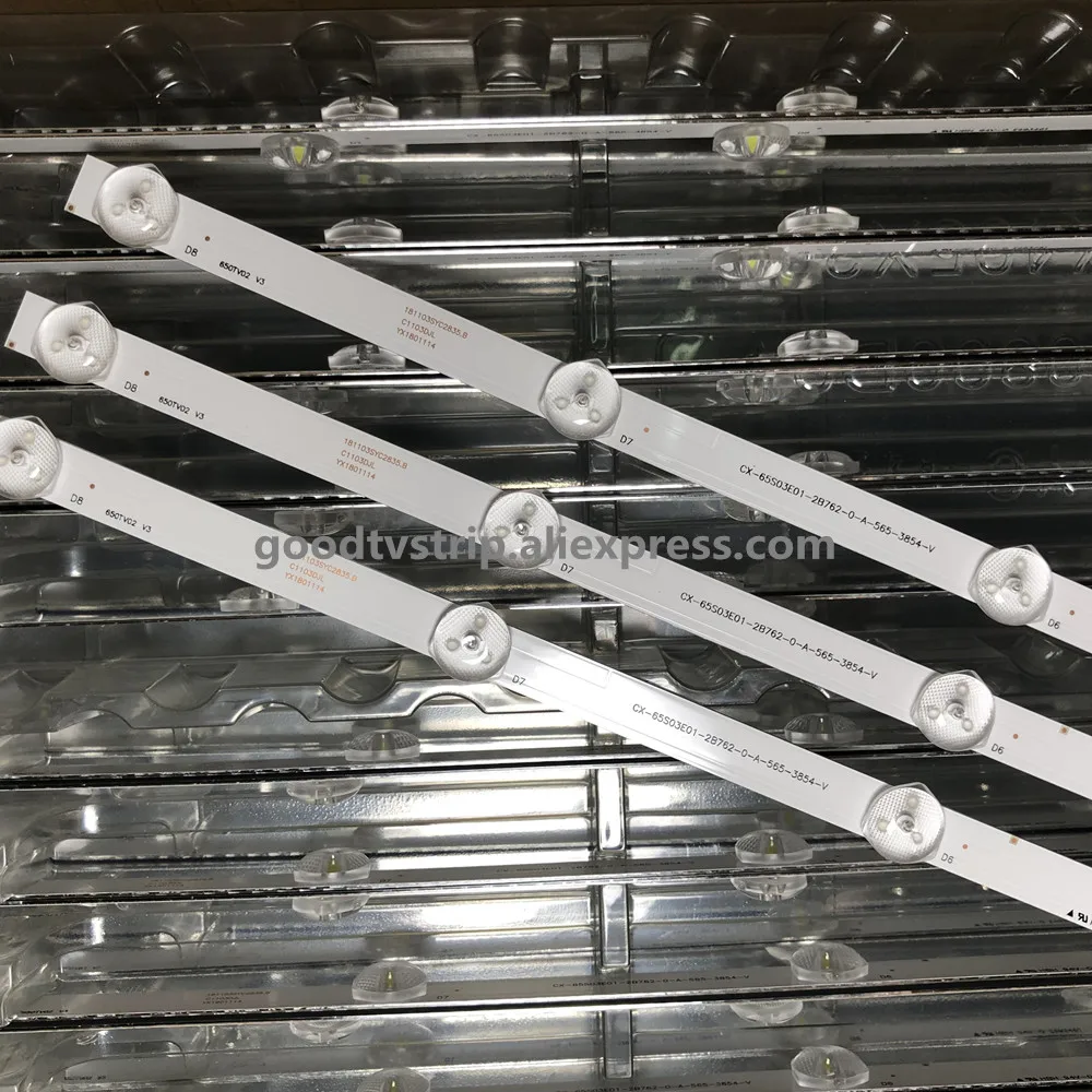 16 шт. светодиодный Подсветка Матрица Sony 6" 650TV02 V3 KDL-65W для T650HVF05.2 T650HVF05.1 8 ламп