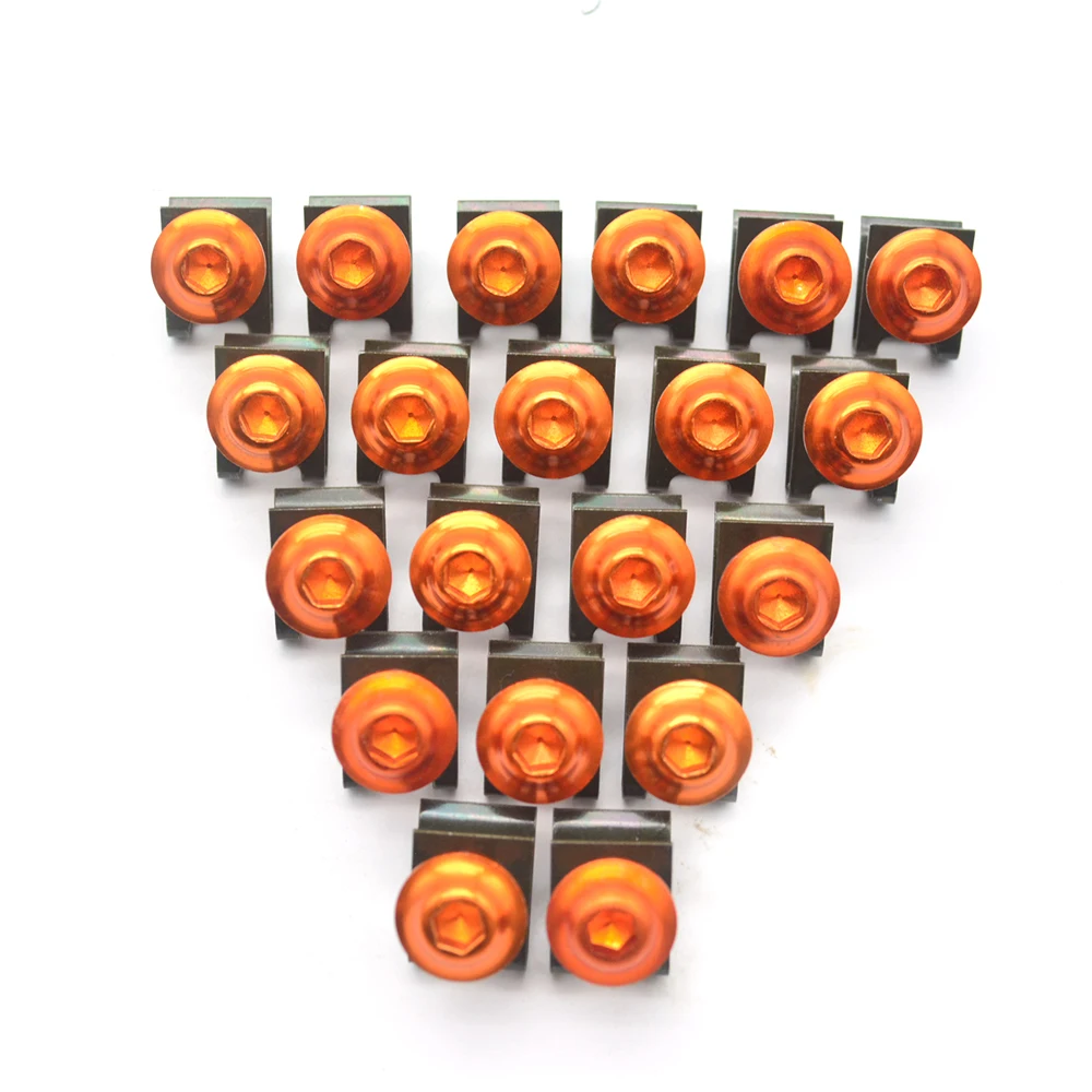 Universa 20PCS motorcycle accessories motorbike 6mm fairing bolts screws for Ducati Hypermotard 1100 S 1198 GT 1000 ST2 ST4S | Автомобили