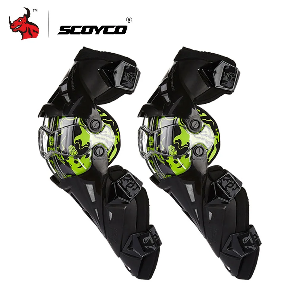 Scoyco мотоциклетные наколенники для мужчин Защитное Снаряжение Наколенник