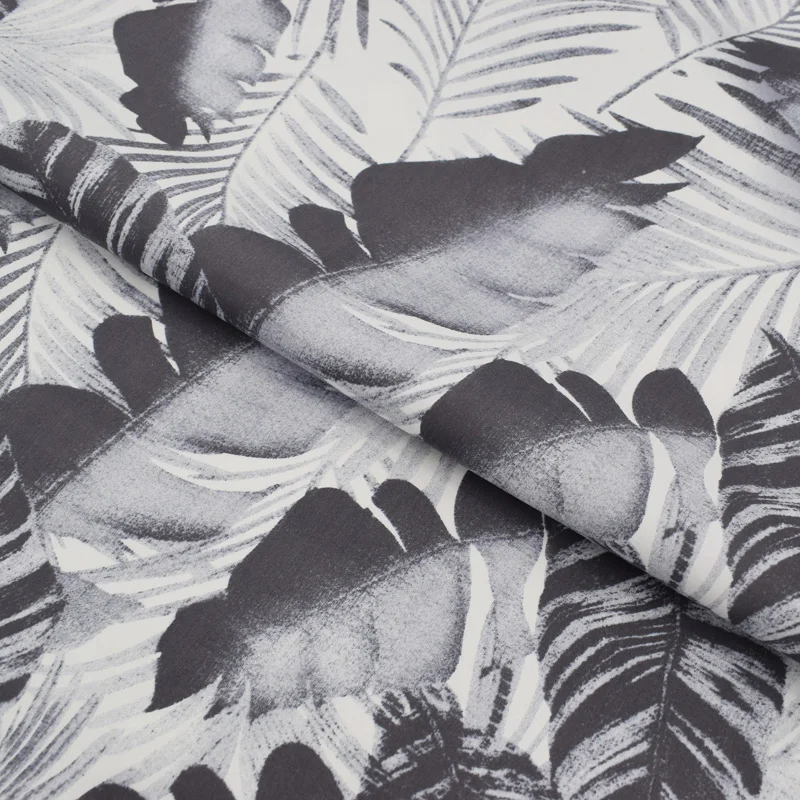 2018 Новая мода inky Banana leaf реактивное окрашивание стрейчевая сатиновая хлопковая