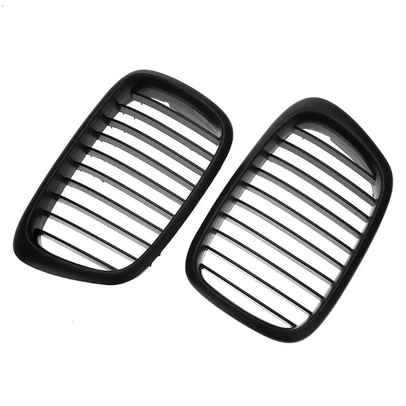 Передняя решетка радиатора для BMW E39 518 520 523 525 528 530 1999 2003 1 пара матовые черные