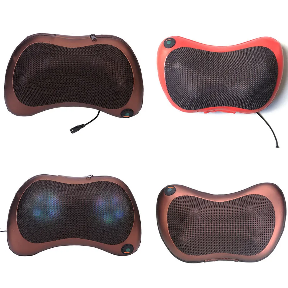 Шиацу 8 шариков Электрический массажер для глубокого разминания спины