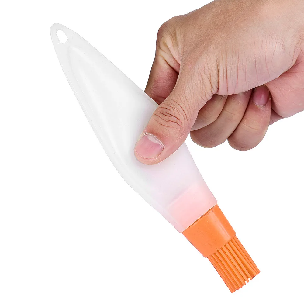 Hot Sale BBQ Baking Brushs Kitchen Silicone Cake Butter Bread Pastry Liquid Oil Pen Tube Brush Tool New Design | Дом и сад