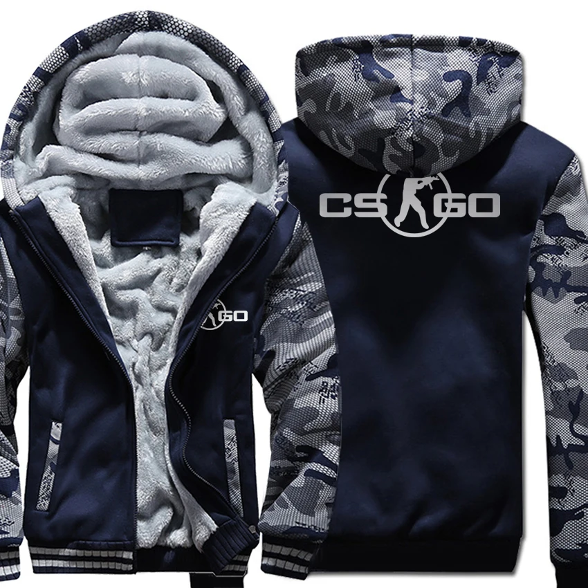 Игровой костюм CS GO мужская спортивная одежда 2019 зимний флисовый брендовый