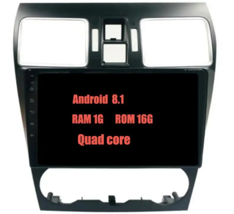 Android 10,0 автомобильный dvd-плеер для Forester Subaru WRX XV Crosstrek 16 2013 gps навигация радио авто стерео головное устройство - Цвет: 8.1 1G-16G 4Core