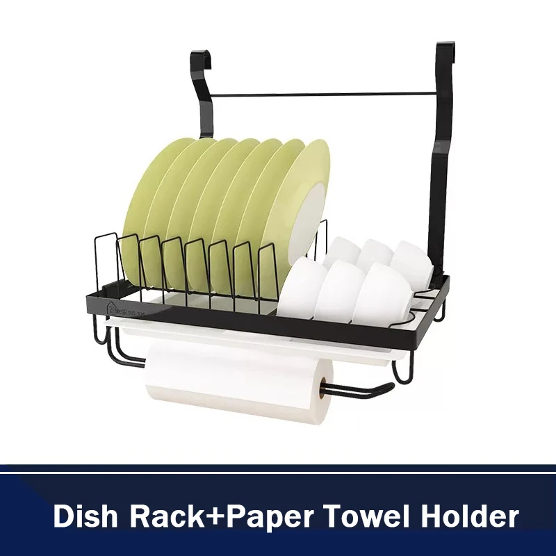 Dish Rack B 304 нержавеющая сталь сушилка для посуды настенная кухонная полка сливная чаша столовые приборы подстаканник Подставка-сушилка для посуды с поддоном кухонный Органайзер - Цвет: Dish Rack B